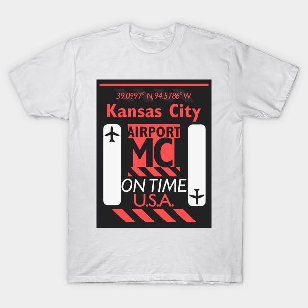 MCI Kansas City airport T-Shirt by Woohoo